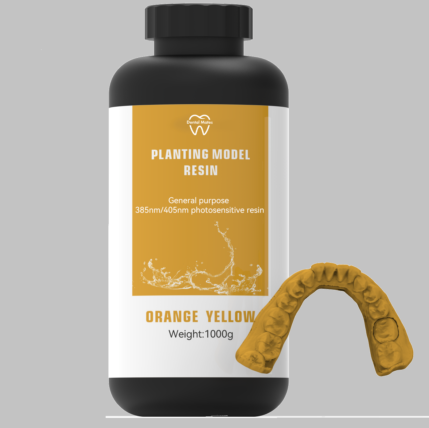 Dental Implant Model Resin (Yellow) for DLP and LCD Printers