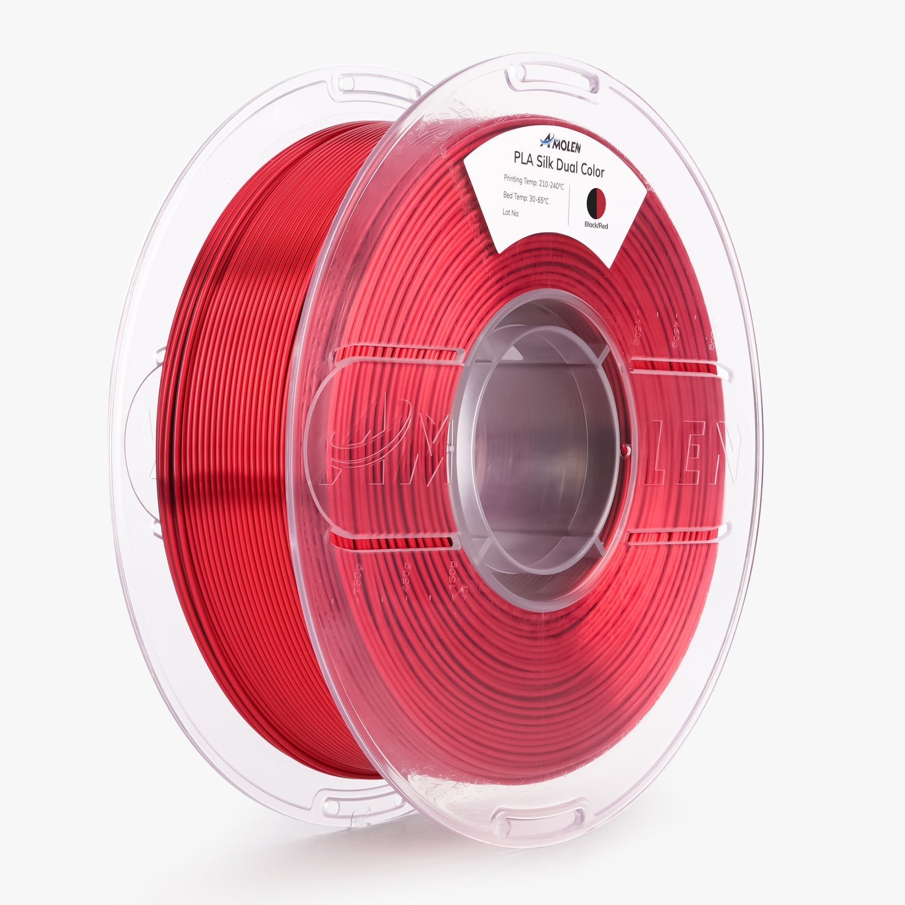 PLA Silk Dual Color Filament 1.75mm, 1KG/2.2LB
