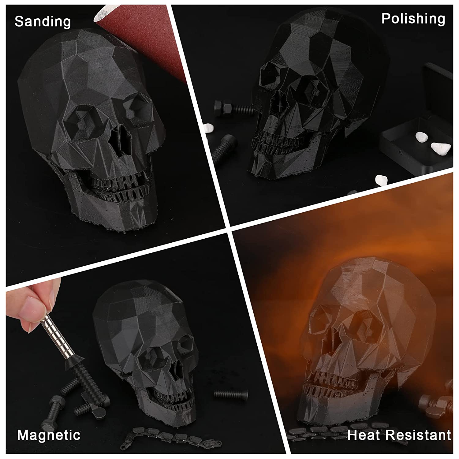 PLA Metal 1.75mm, 1KG/2.2LB