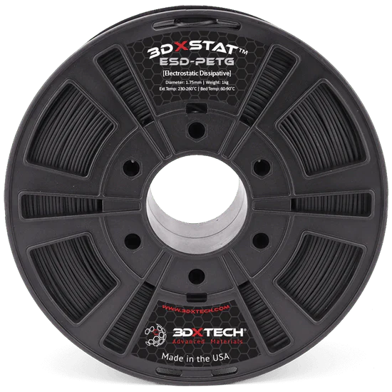 3DXSTAT" ESD-PETG 1.75mm 3D Printer Filament by 3DXTech Made in USA 750g