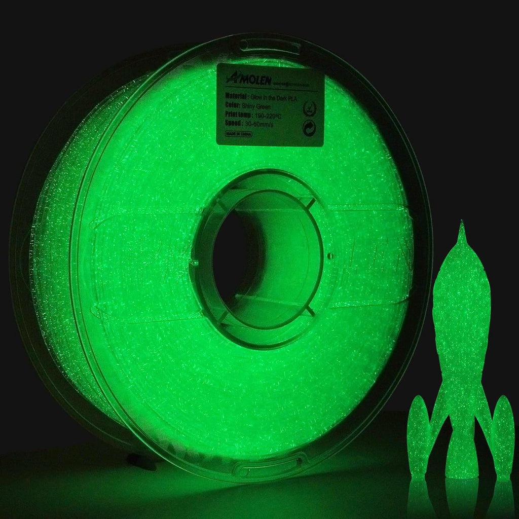 PLA Glow-in-the-Dark 1.75mm, 1KG/2.2LB