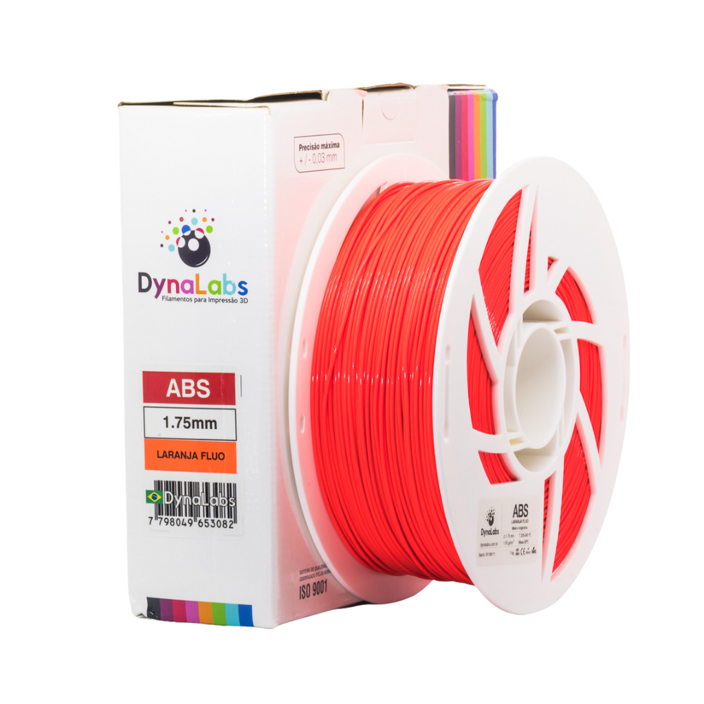 Dynalabs ABS Filament 1.75mm 1kg - Fluo Orange