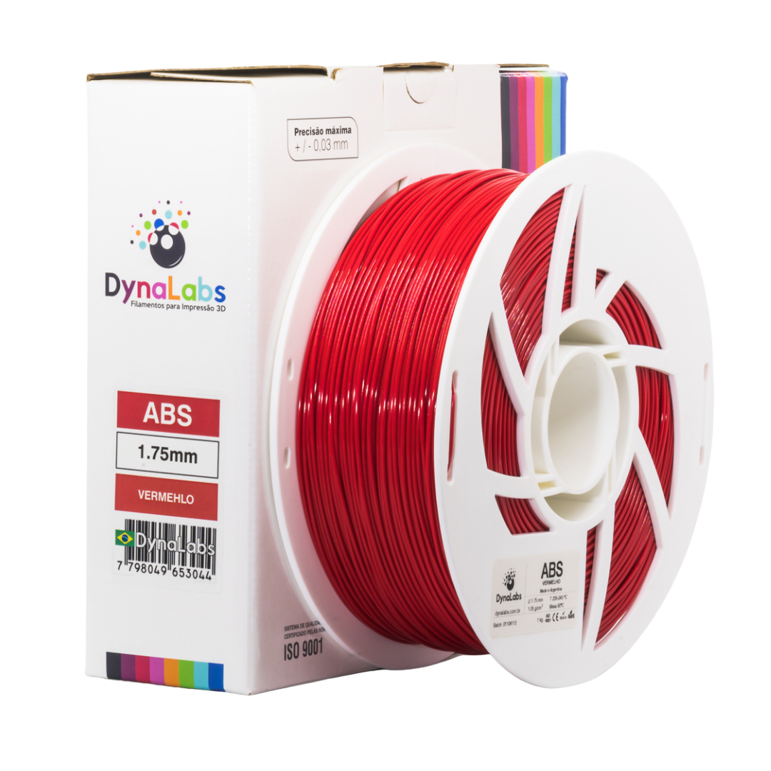 Dynalabs ABS Filament 1.75mm 1kg - Red