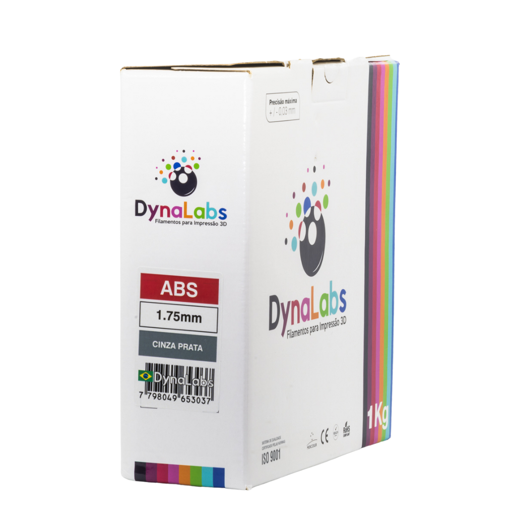 Dynalabs ABS Filament 1.75mm 1kg - Silver Grey