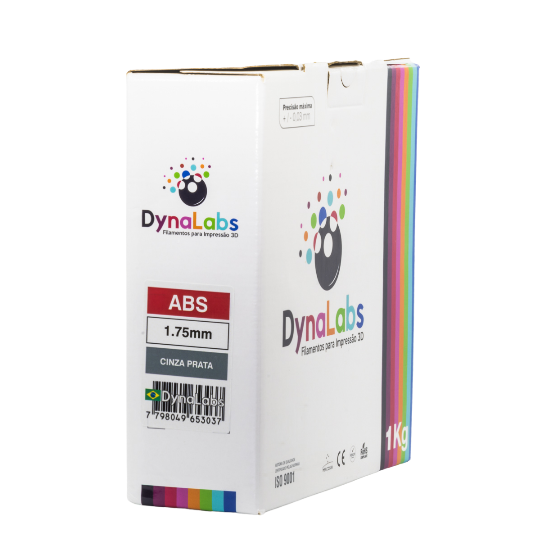 Dynalabs ABS Filament 1.75mm 1kg - Silver Grey