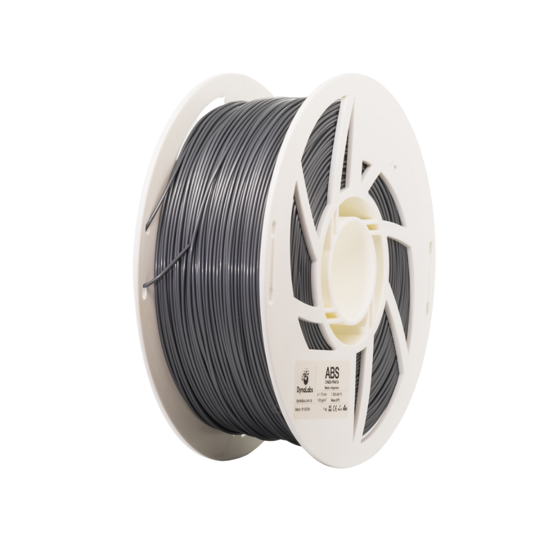 Dynalabs ABS Filament 1.75mm 1kg - Silver Grey
