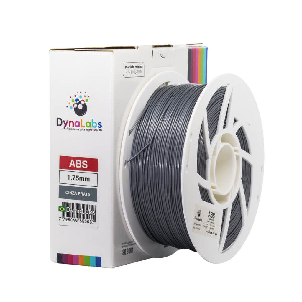 Dynalabs ABS Filament 1.75mm 1kg - Silver Grey