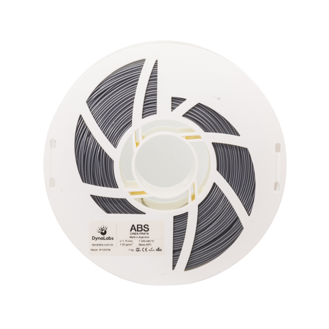 Dynalabs ABS Filament 1.75mm 1kg - Silver Grey