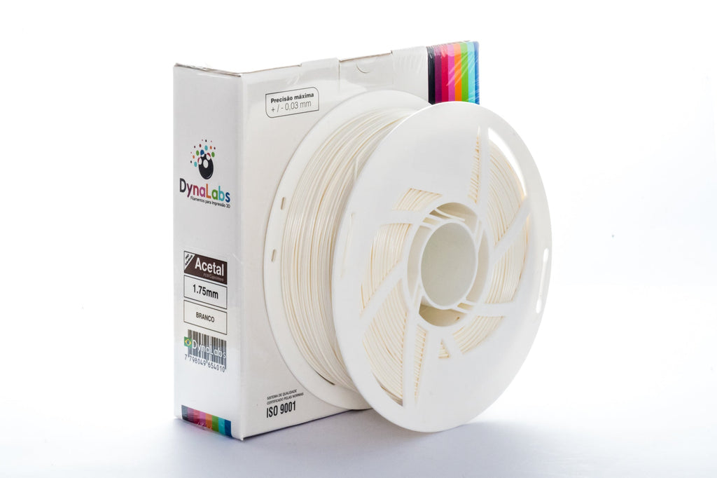 Dynalabs Acetal POM Filament 1.75mm 1kg - White