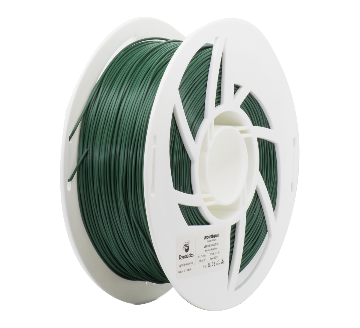 Dynalabs PLA Boutique Filament 1.75mm 1kg - Aviator Green