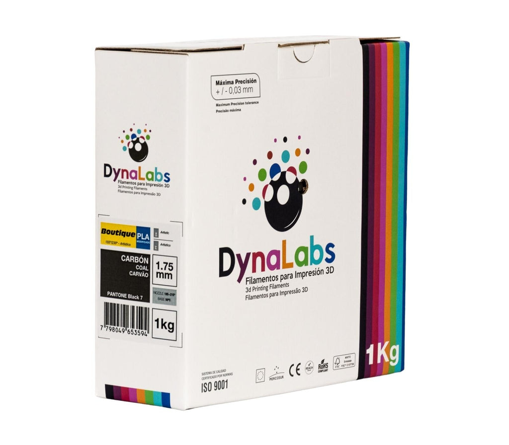 Dynalabs PLA Boutique Filament 1.75mm 1kg - Carbon