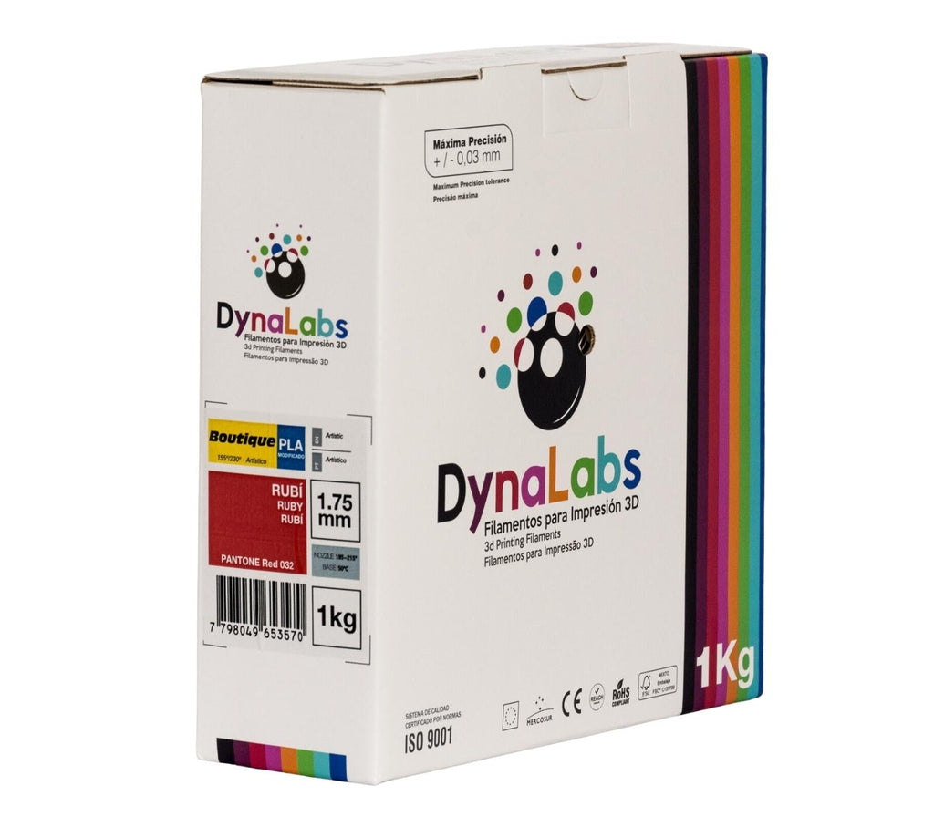 Dynalabs PLA Boutique Filament 1.75mm 1kg - Rubi