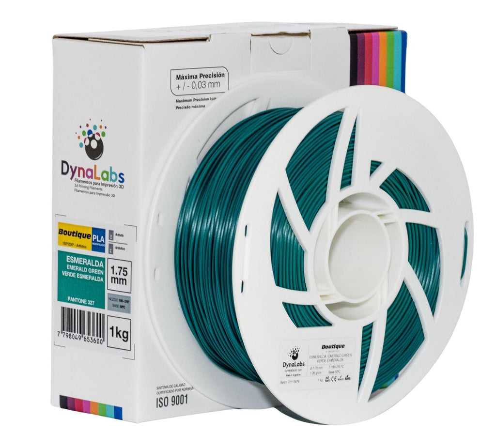 Dynalabs PLA Boutique Filament 1.75mm 1kg - Emerald