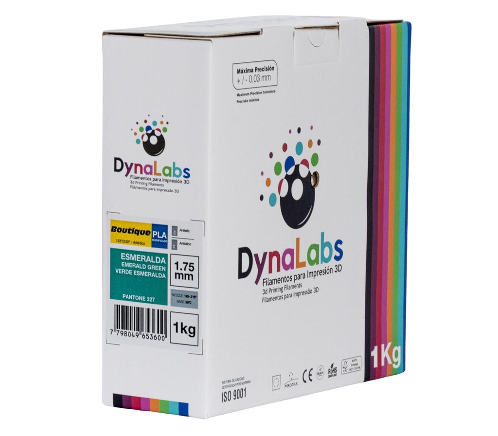 Dynalabs PLA Boutique Filament 1.75mm 1kg - Emerald