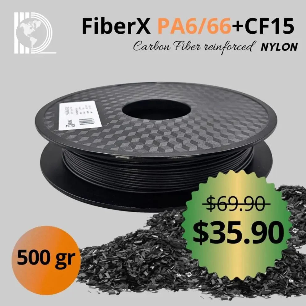IIID Max – FiberX PA6/66+CF15 500gr Filament