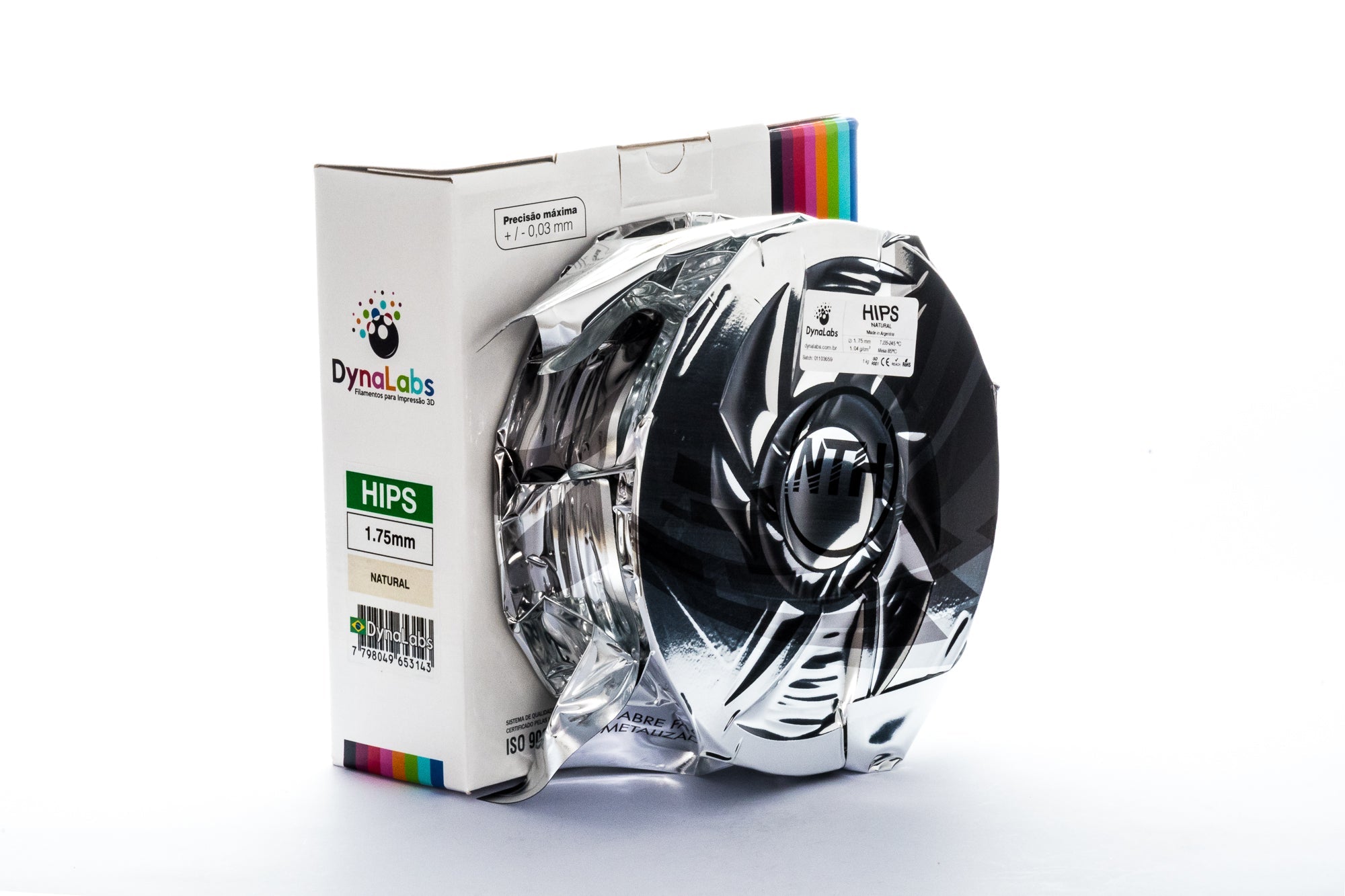 Dynalabs HIPS Filament 1.75mm 1kg - Natural