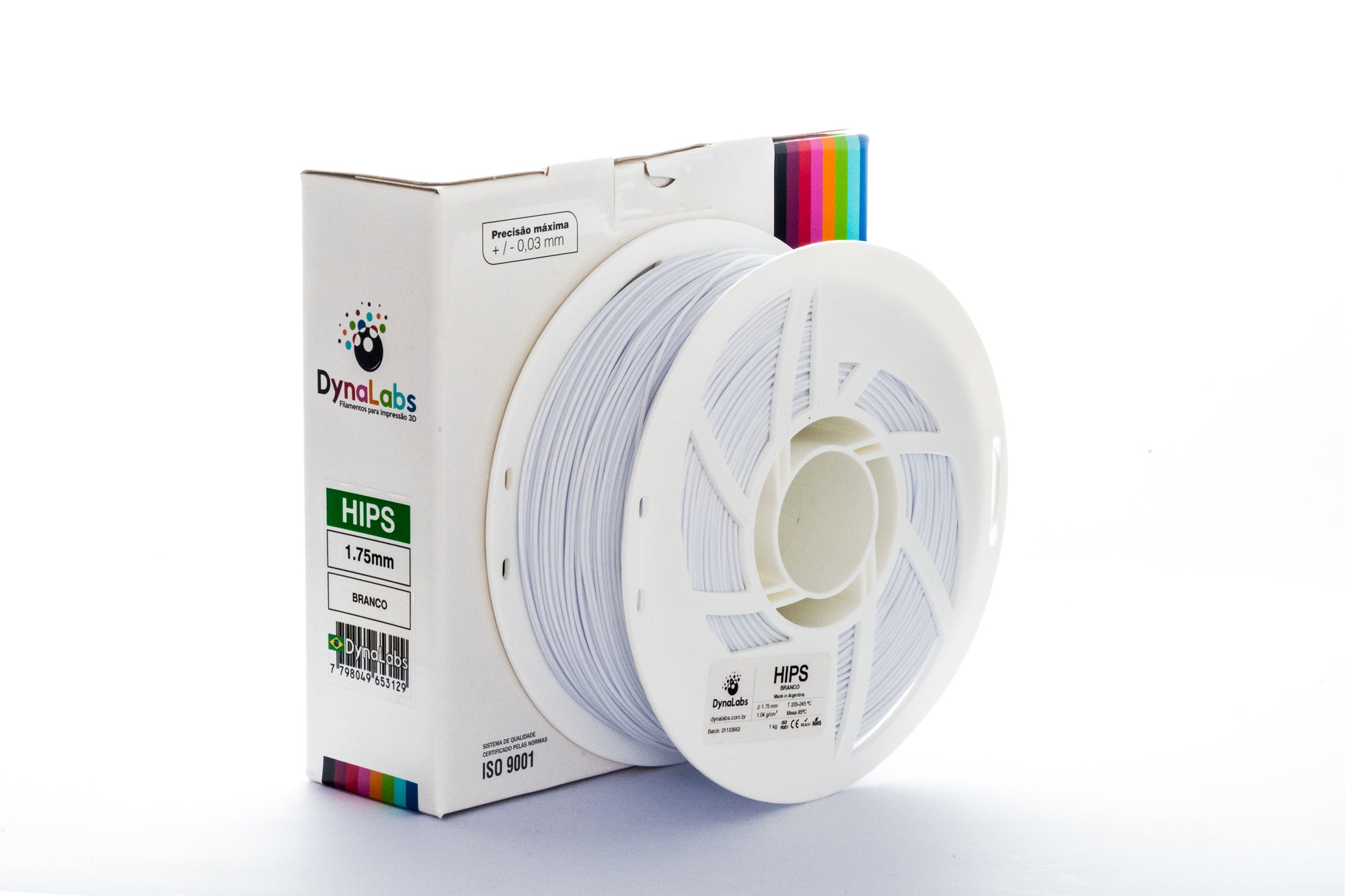Dynalabs HIPS Filament 1.75mm 1kg - White