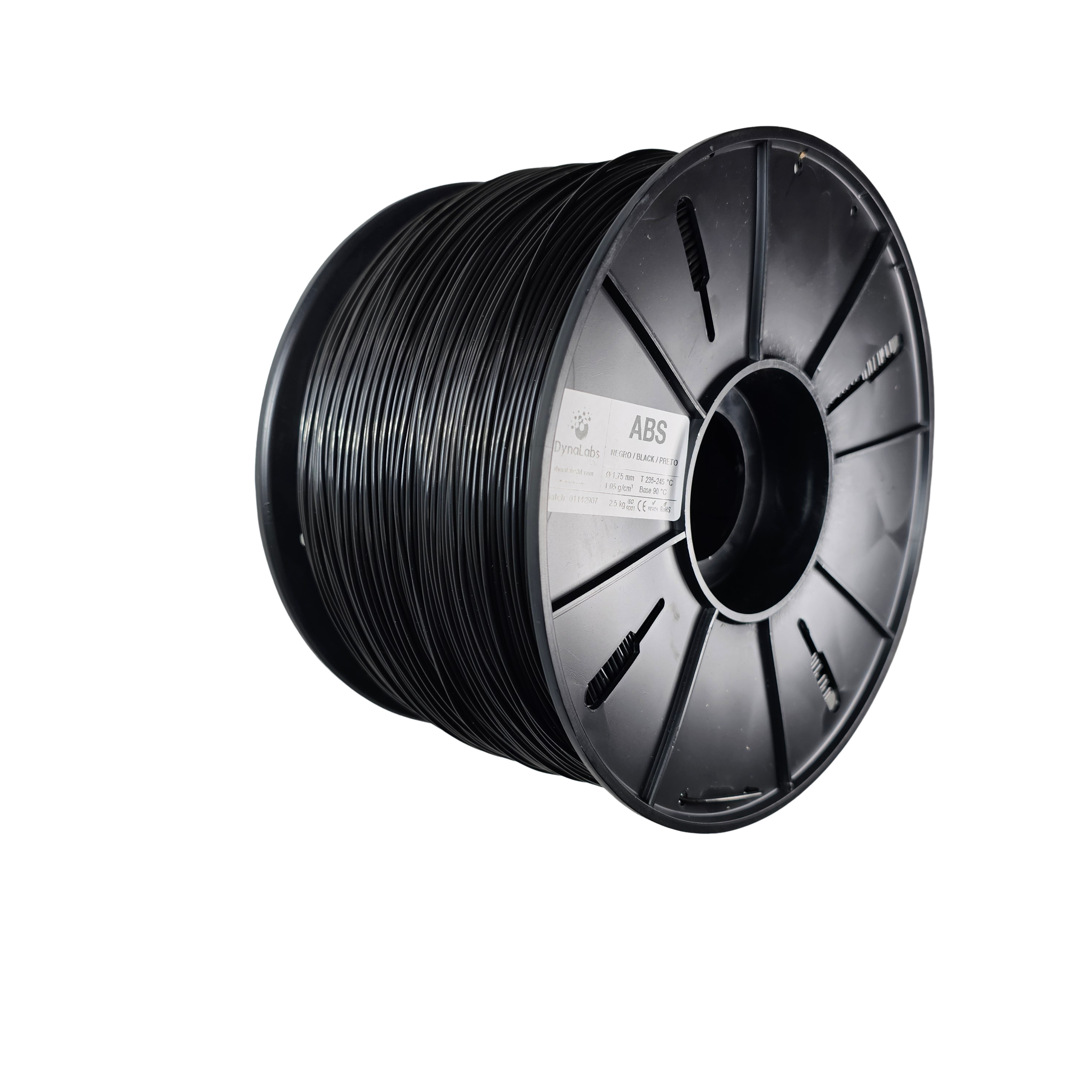 Dynalabs Maxi ABS Filament 1.75mm 2.5kg - Black