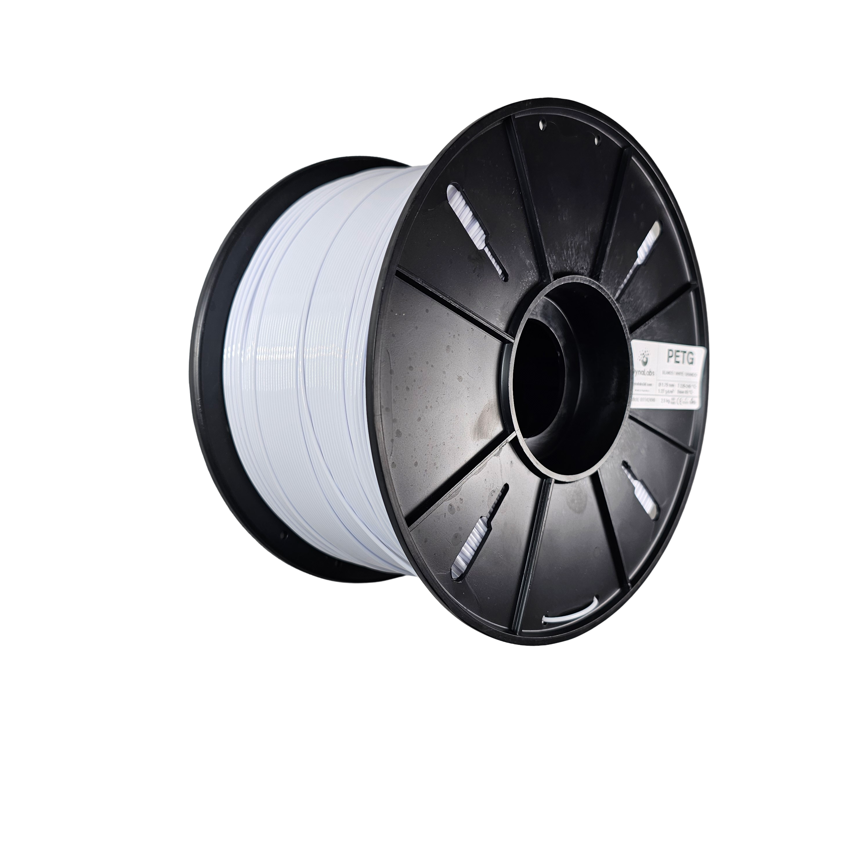 Dynalabs Maxi PETG Filament 1.75mm 2.5kg - White