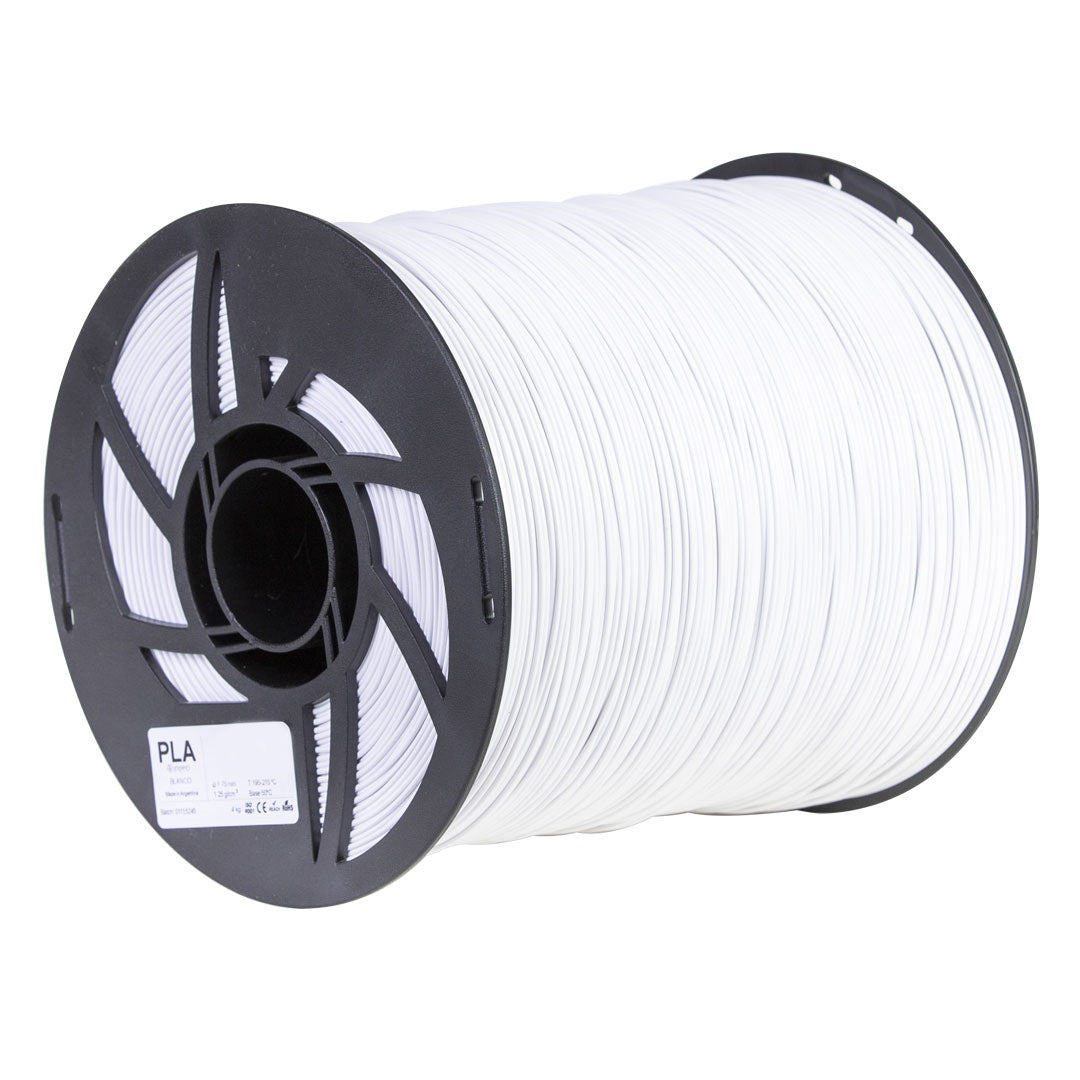 Dynalabs Megafill PLA Basic Filament 1.75mm 4kg - White