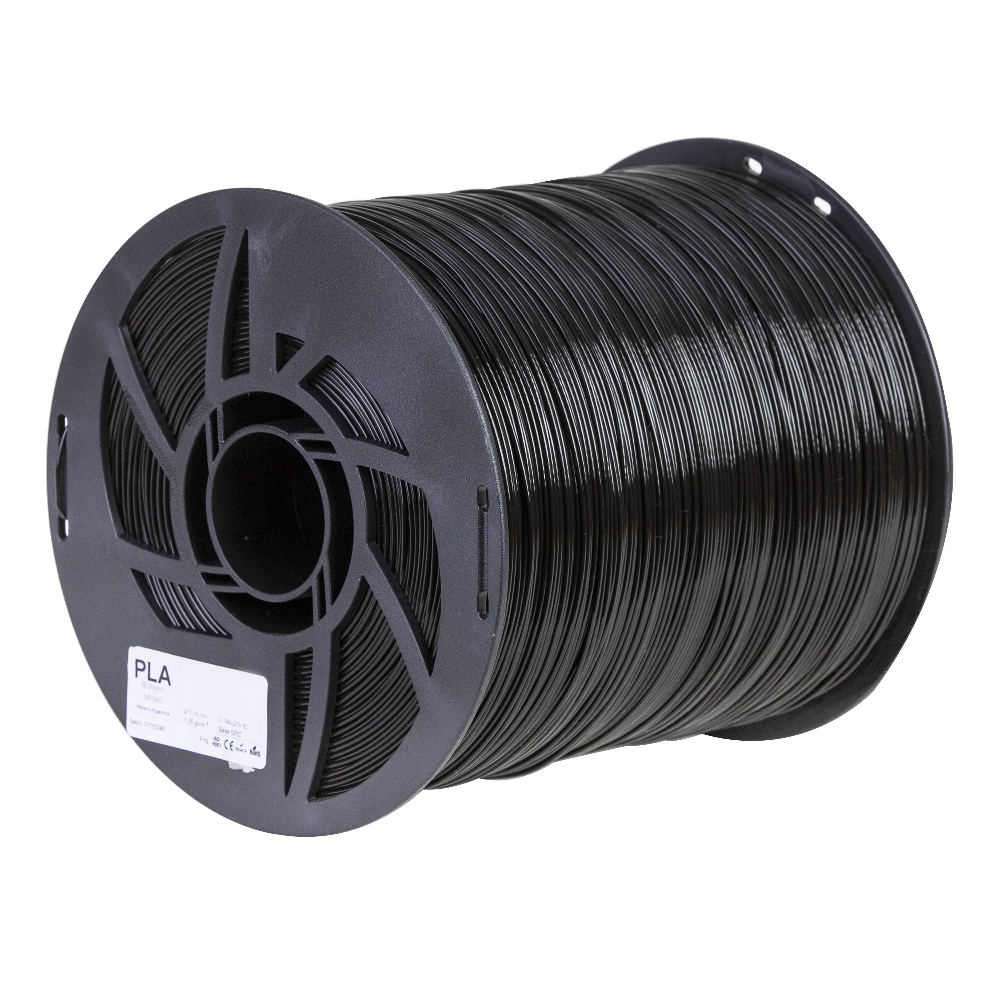 Dynalabs Megafill PLA Basic Filament 1.75mm 4kg - Black