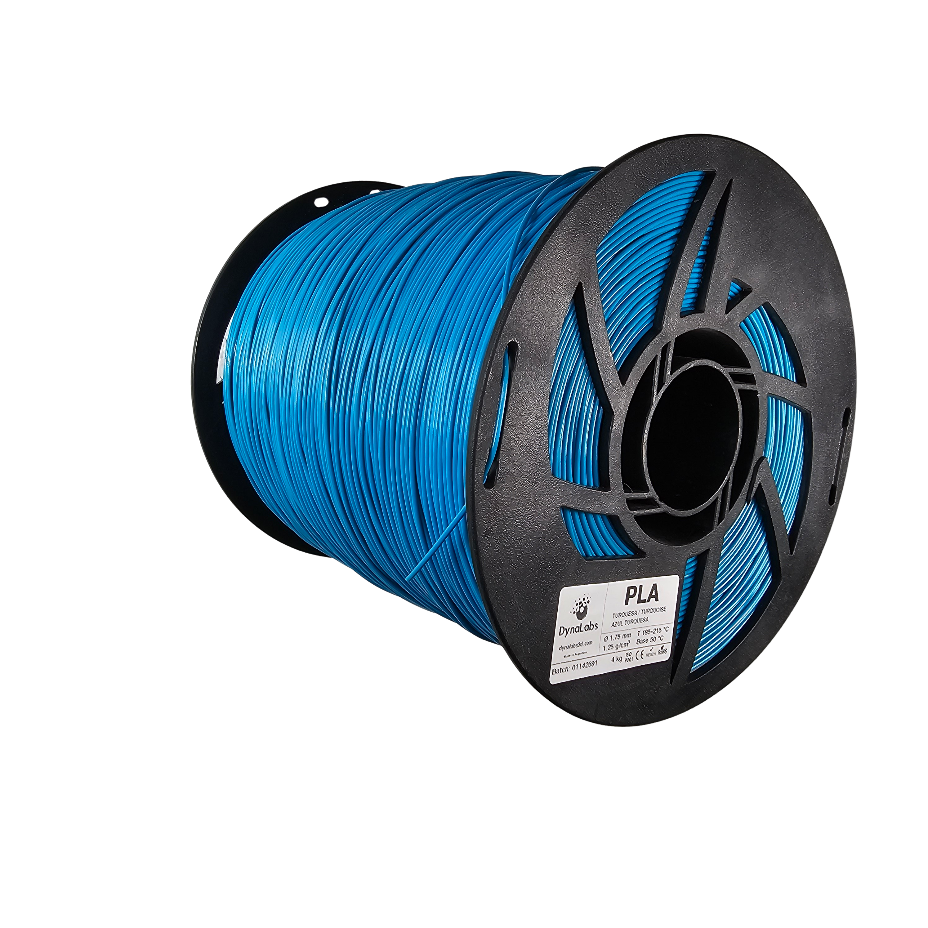 Dynalabs Megafill PLA Basic Filament 1.75mm 4kg - Turquoise