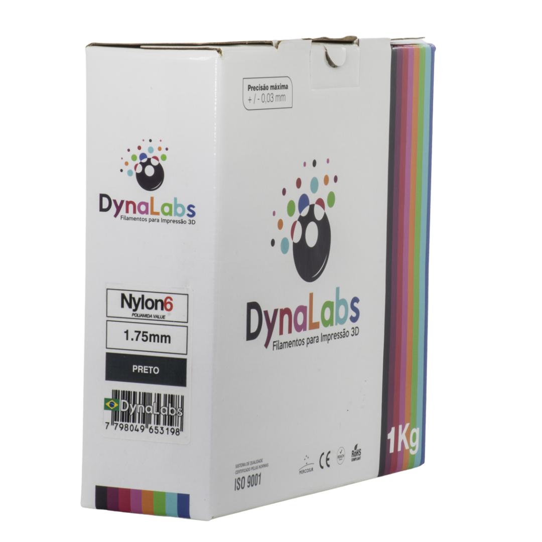 Dynalabs Nylon 6 Filament 1.75mm 1kg - Black