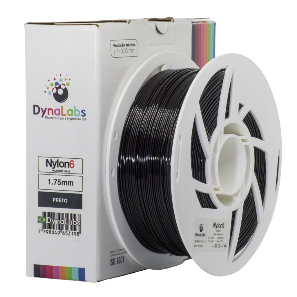 Dynalabs Nylon 6 Filament 1.75mm 1kg - Black