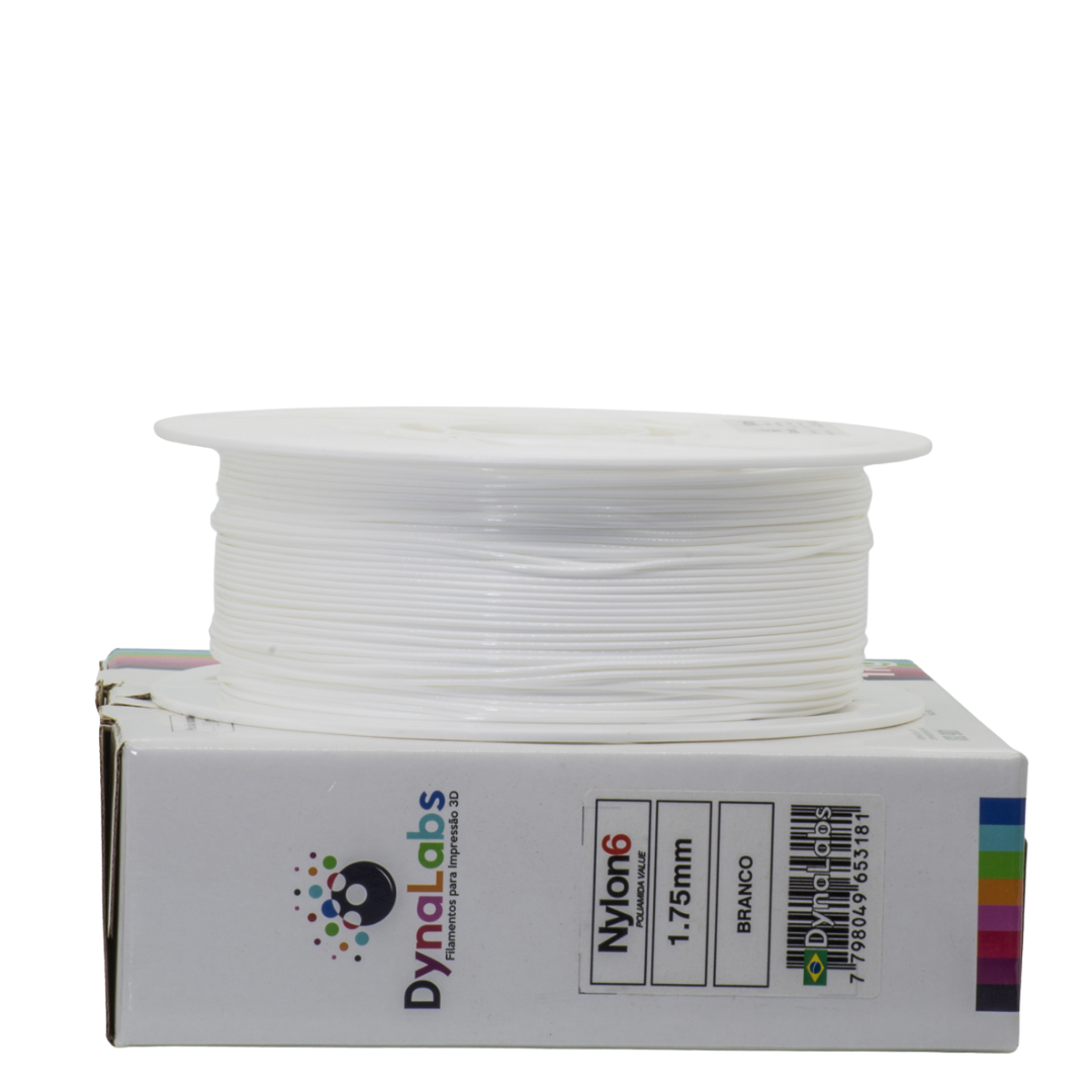 Dynalabs Nylon 6 Filament 1.75mm 1kg - White