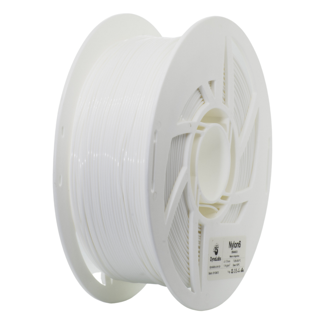Dynalabs Nylon 6 Filament 1.75mm 1kg - White