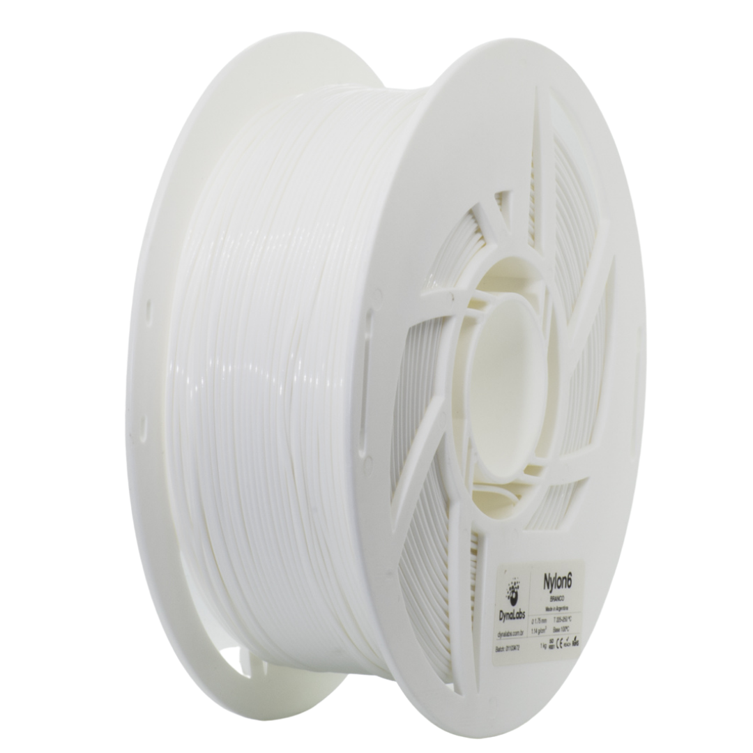 Dynalabs Nylon 6 Filament 1.75mm 1kg - White