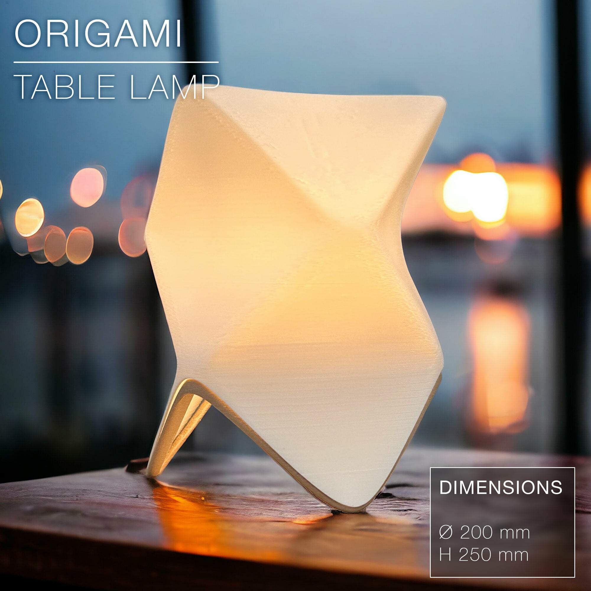 Origami Lamp STL