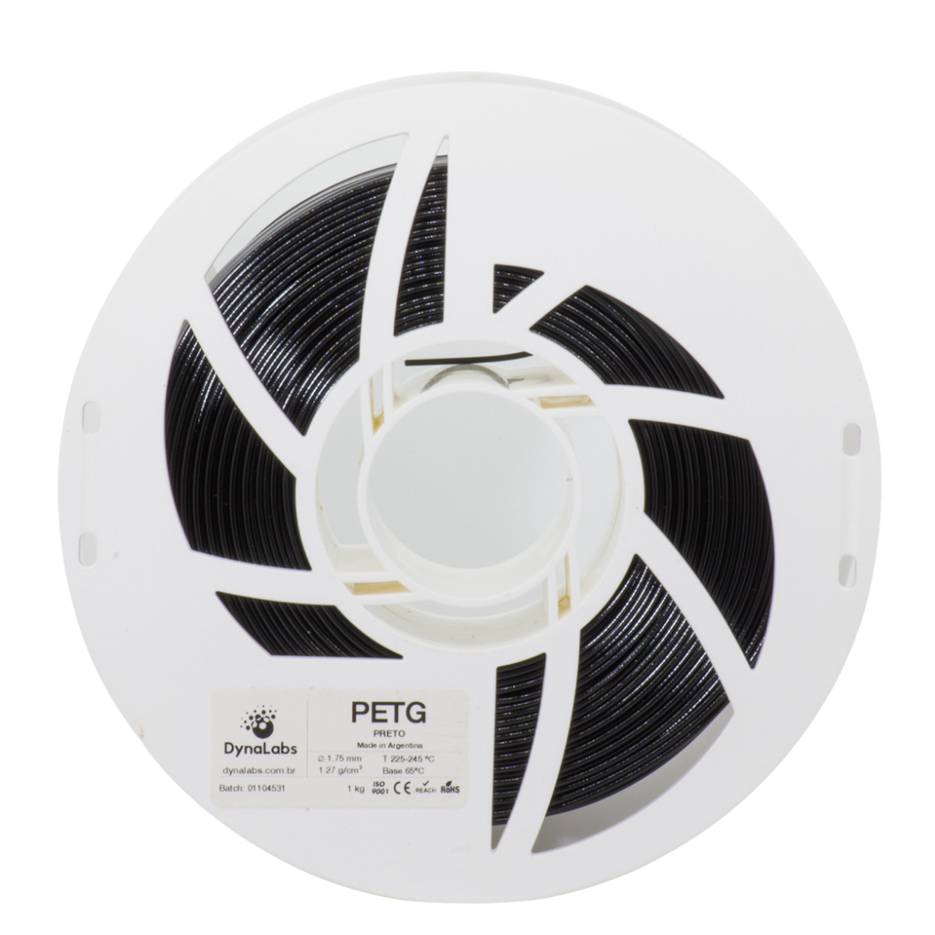 Dynalabs PETG Filament 1.75mm 1kg - Black