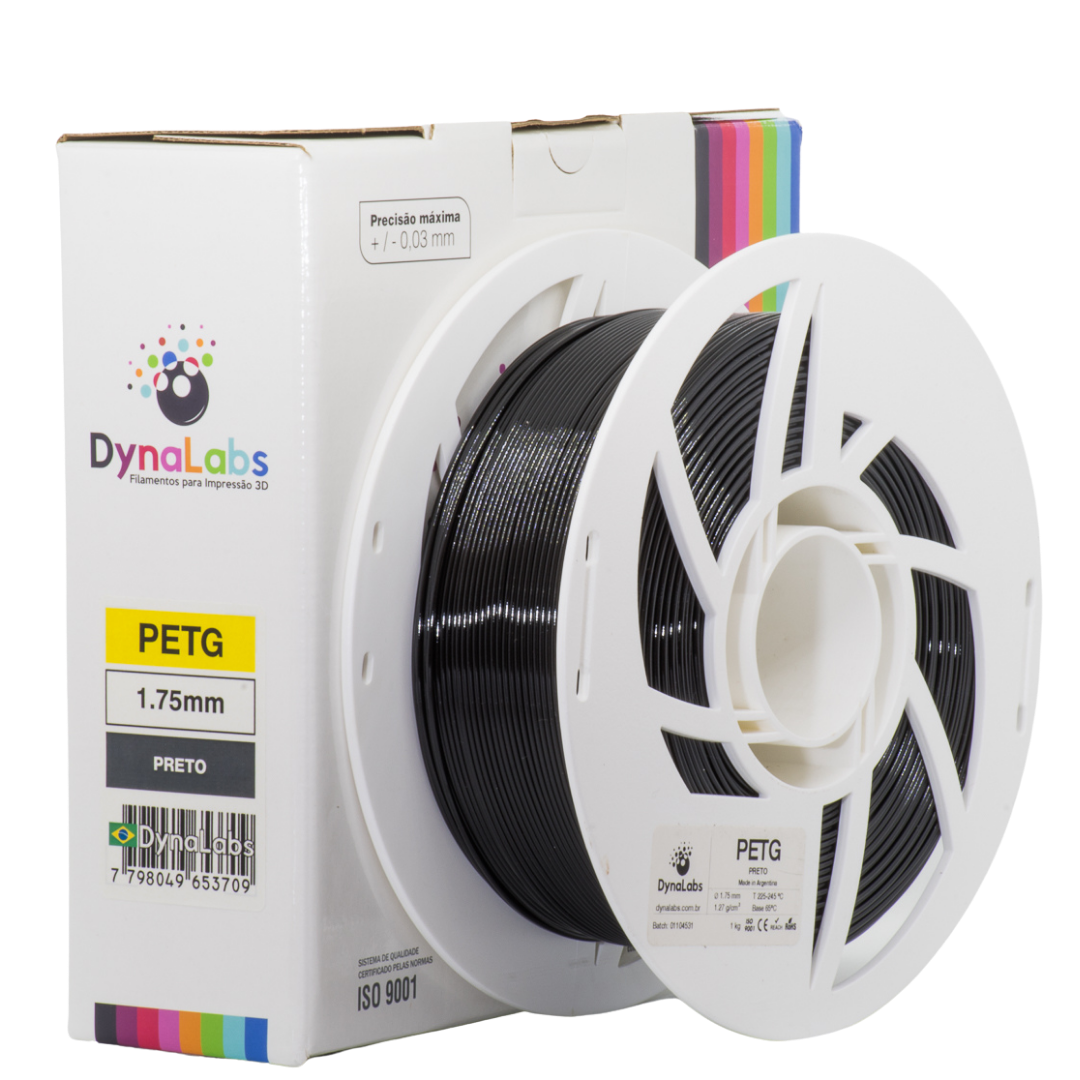Dynalabs PETG Filament 1.75mm 1kg - Black