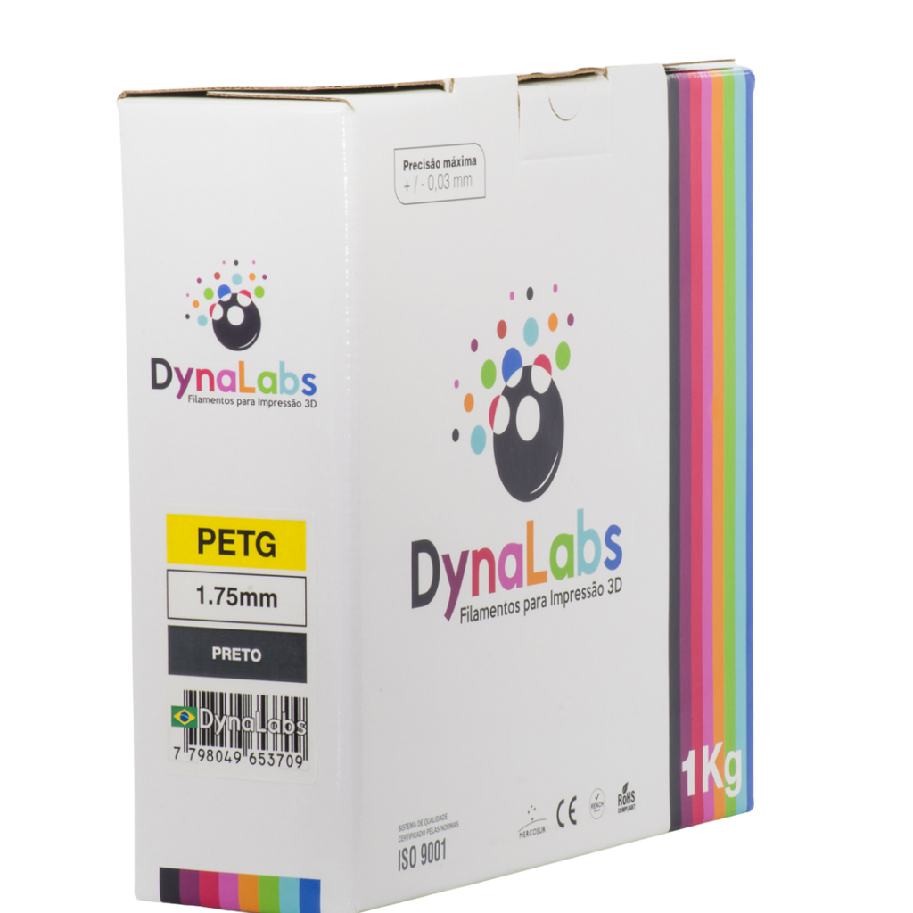 Dynalabs PETG Filament 1.75mm 1kg - Black