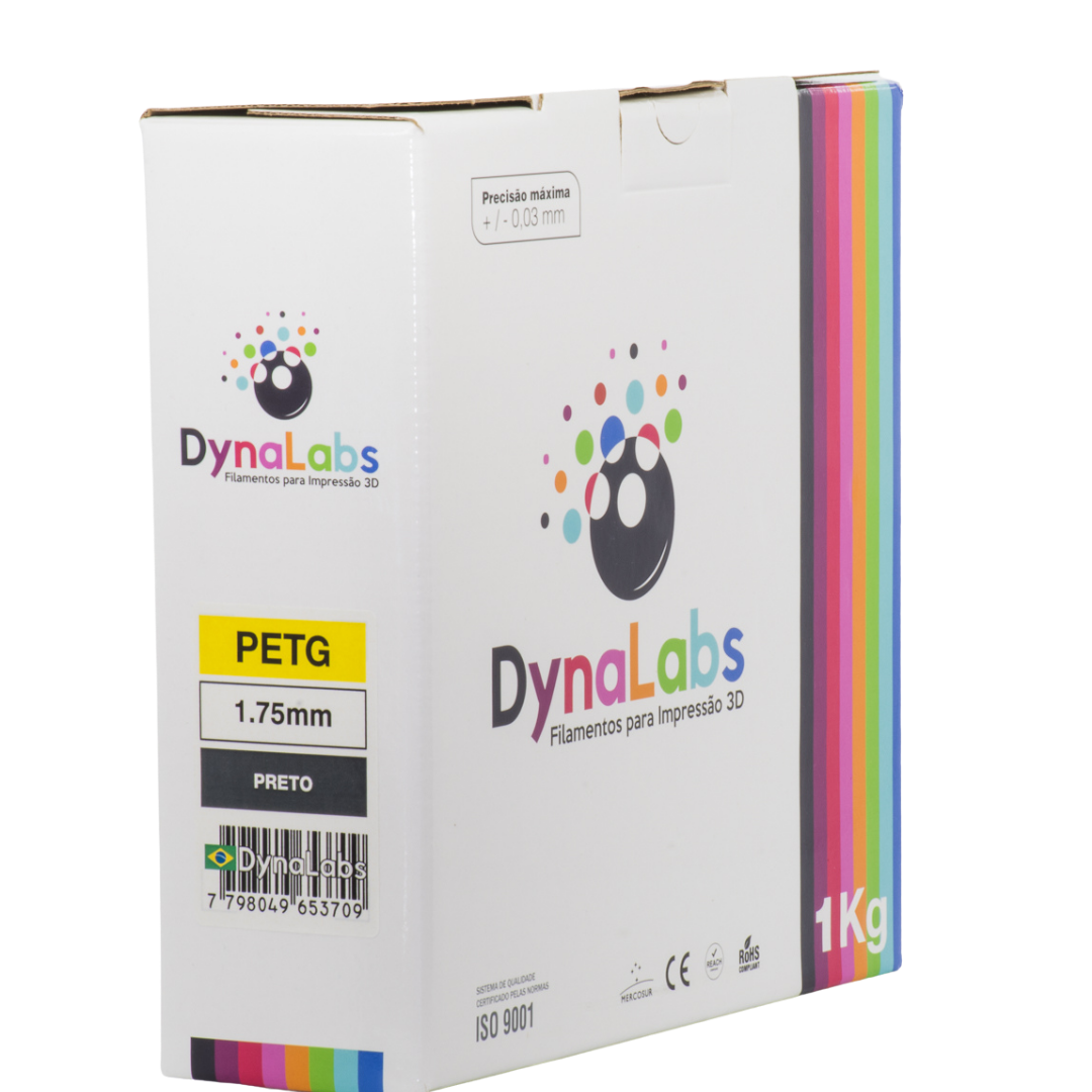 Dynalabs PETG Filament 1.75mm 1kg - Black