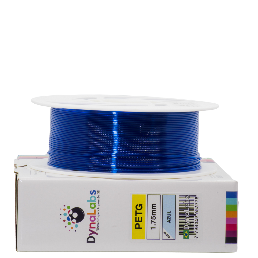 Dynalabs PETG Filament 1.75mm 1kg - Clear Blue