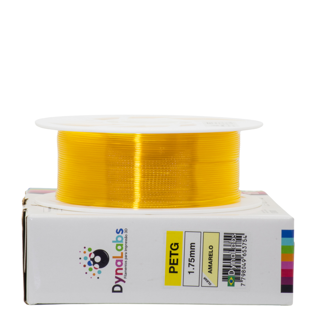 Dynalabs PETG Filament 1.75mm 1kg - Clear Yellow