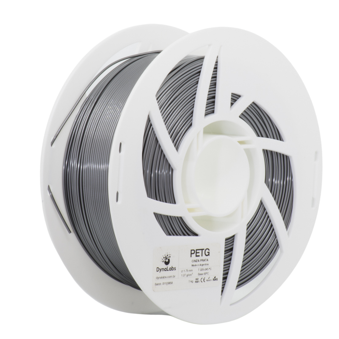 Dynalabs PETG Filament 1.75mm 1kg - Silver Grey
