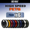 High Speed PETG Filament 6-Pack