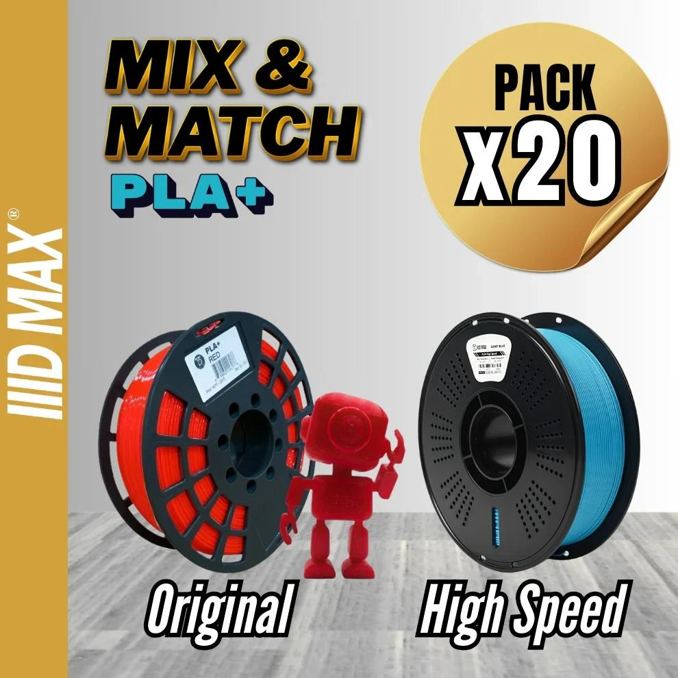 PLA+ Filament 20-Pack Mix and Match