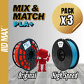 PLA+ Filament 3-Pack - Mix and Match