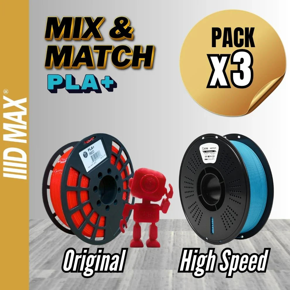 PLA+ Filament 3-Pack - Mix and Match