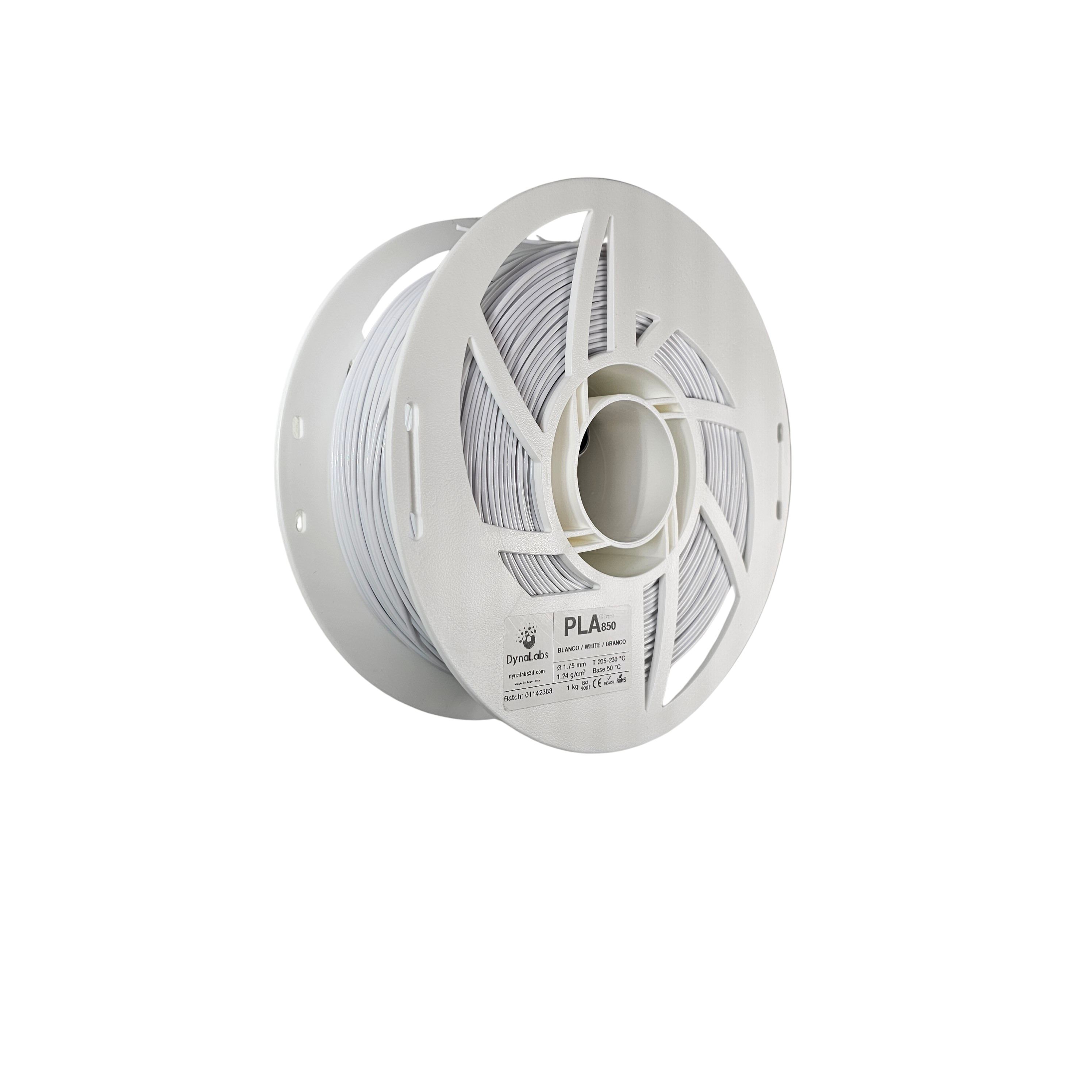 Dynalabs PLA 850 Filament 1.75mm 1kg - White