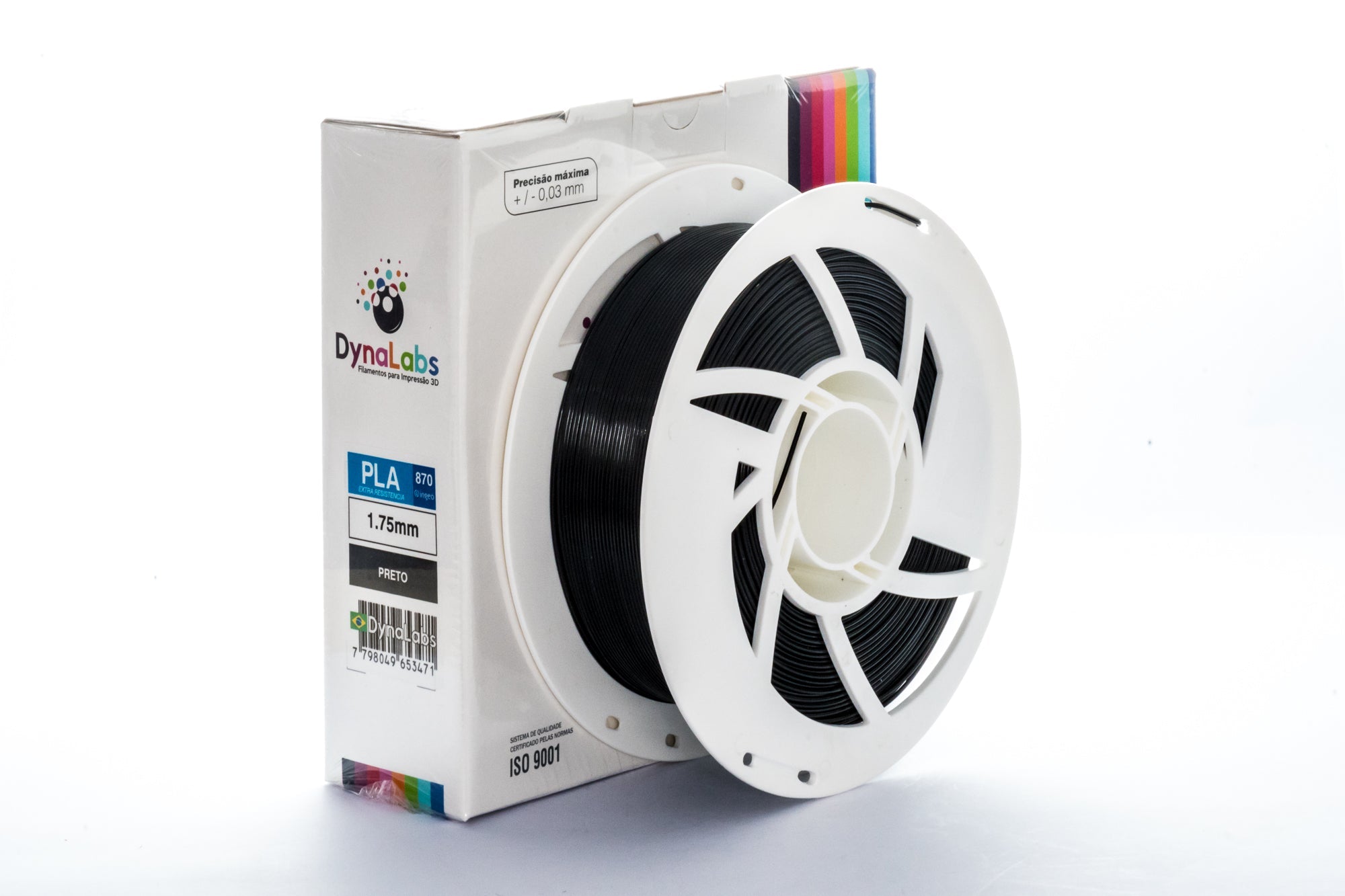 Dynalabs PLA 870 Filament 1.75mm 1kg - Black