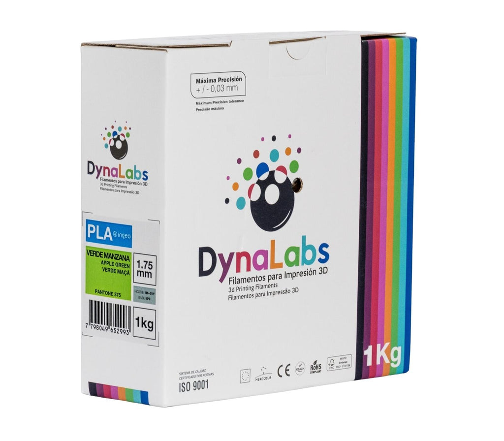 Dynalabs PLA Basic Filament 1.75mm 1kg - Apple Green
