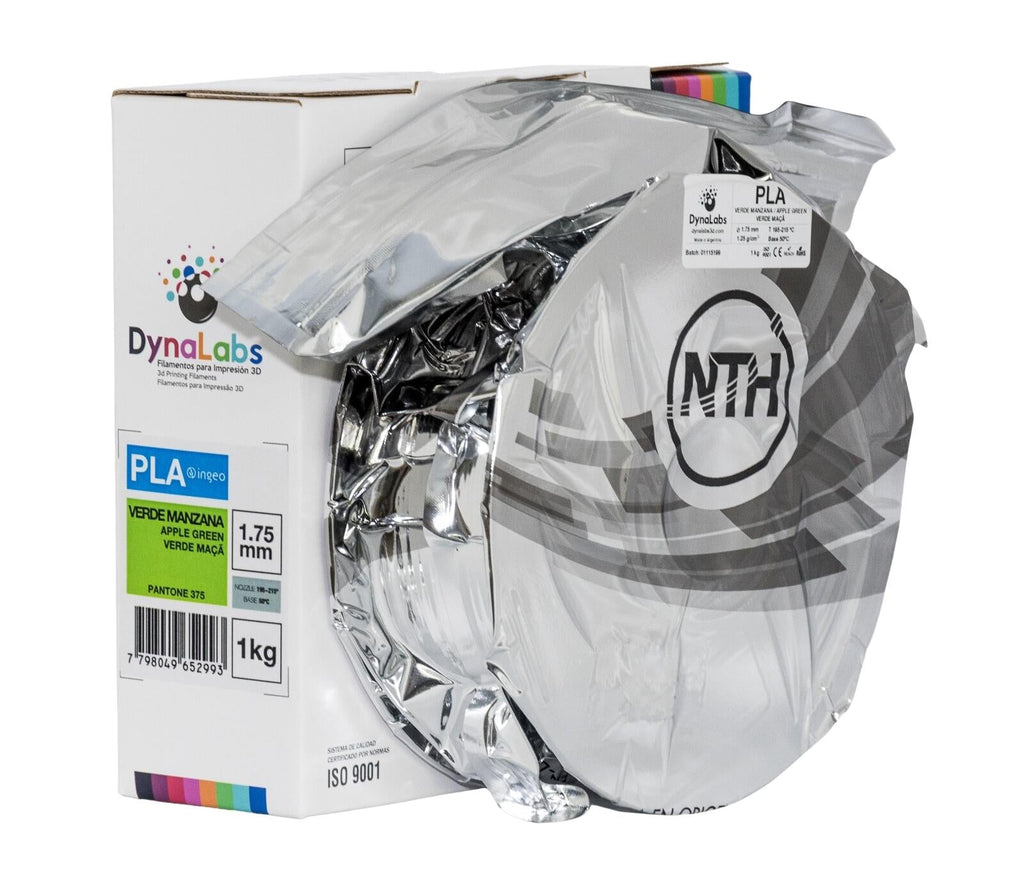 Dynalabs PLA Basic Filament 1.75mm 1kg - Apple Green