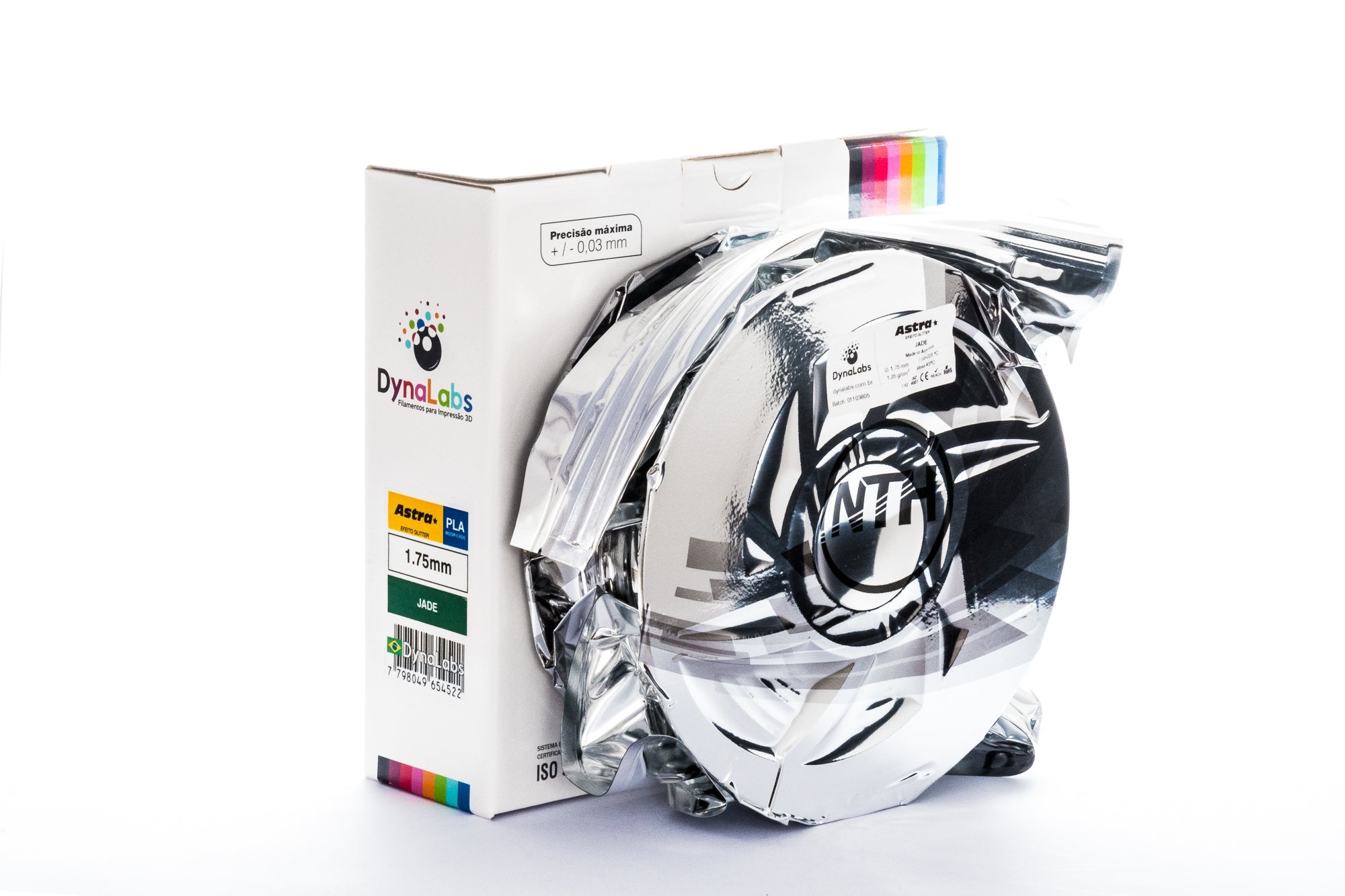 Dynalabs PLA Astra Dual-Color Filament 1.75mm 1kg - Jade