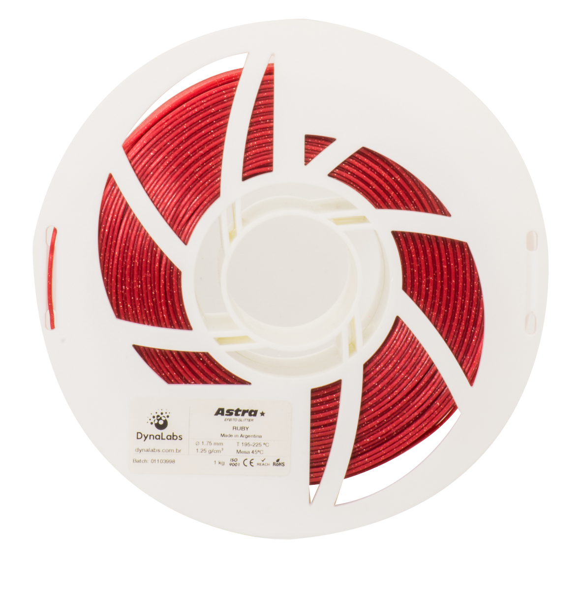 Dynalabs PLA Astra Dual-Color Filament 1.75mm 1kg - Ruby