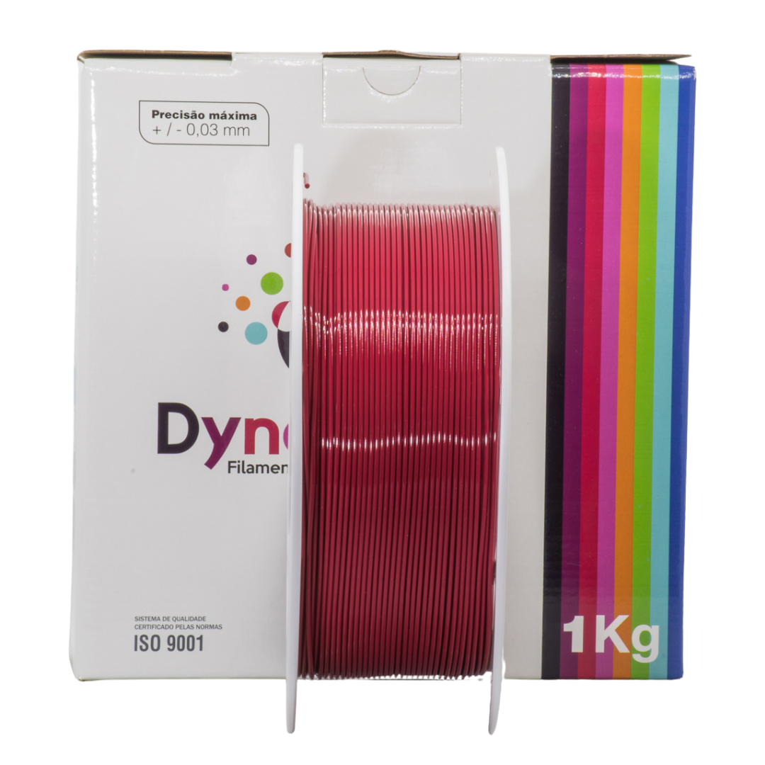 Dynalabs PLA Basic Filament 1.75mm 1kg - Bordo